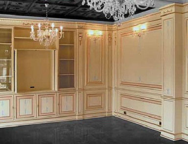 Panel Collection 1900 boiserie, Ezio Bellotti (library furniture, Italy)