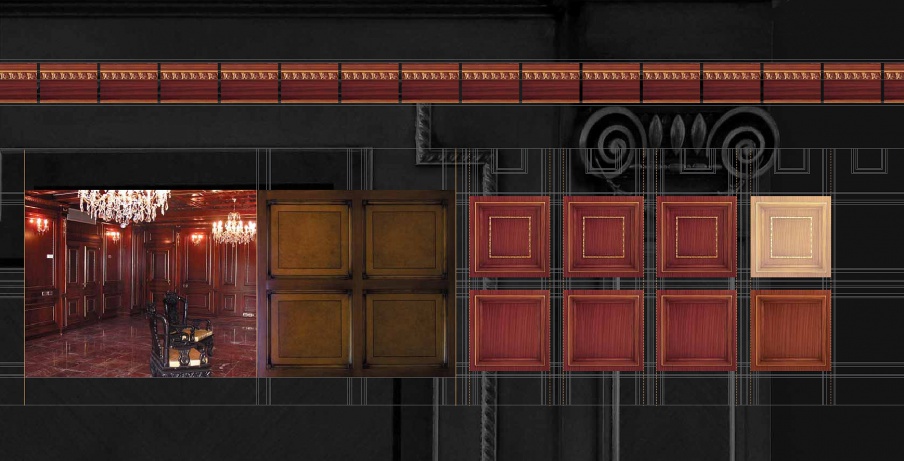 Ceiling panels, Ezio Bellotti