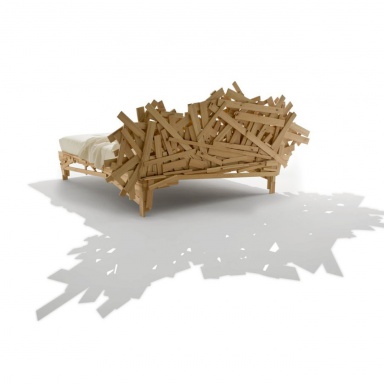 The Favela bed has a double bed 