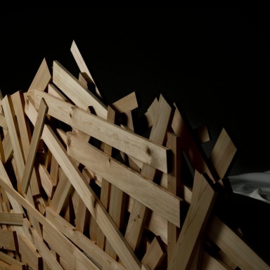 The Favela bed has a double bed 