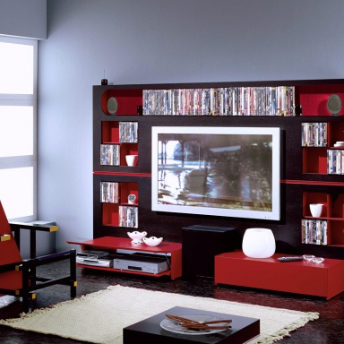 Furniture for home theater Home Cinema The Wall