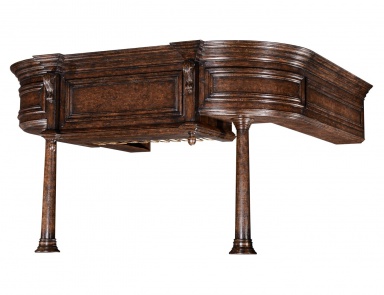 The upper tier of the bar Tudor Oak, Jonathan Charles