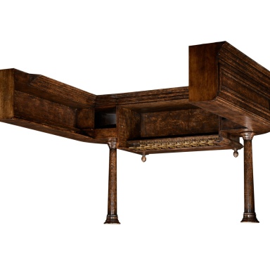 The upper tier of the bar Tudor Oak