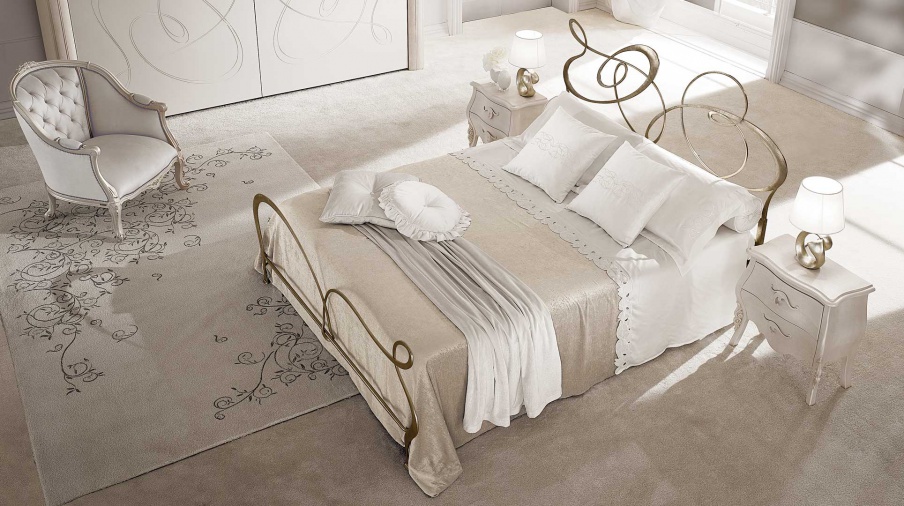 Double metal bed Ghirigori, Cantori