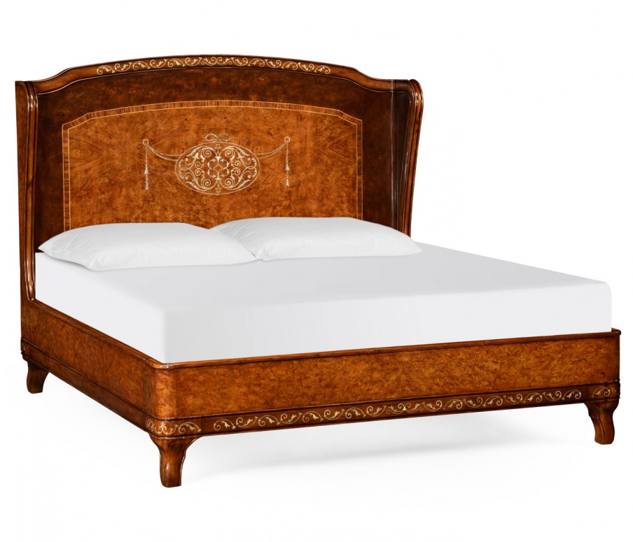 Bed with carved frame Duchess, Jonathan Charles 