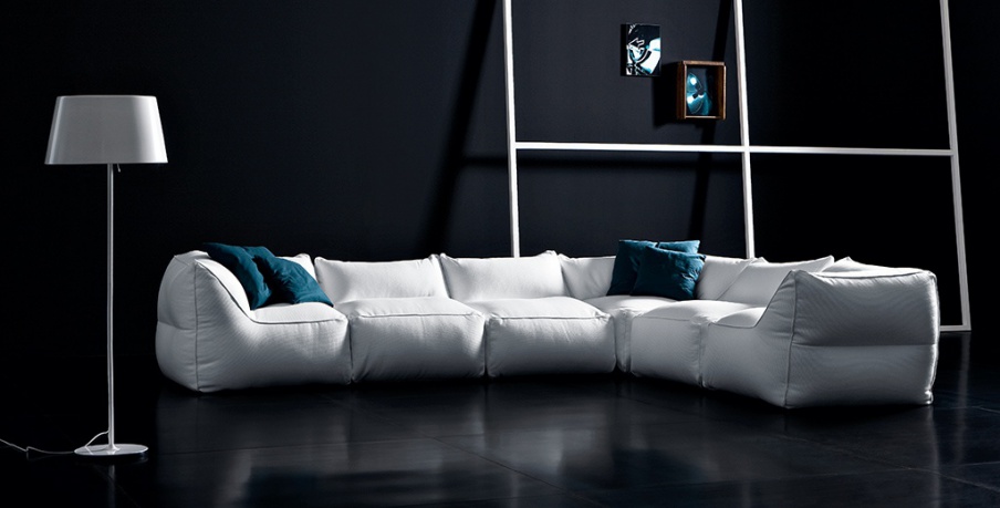 Frameless triple sofa Limbo Pianca