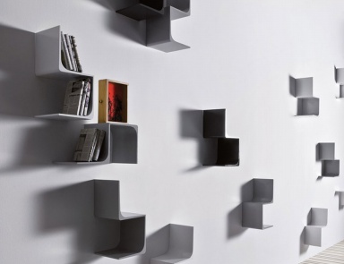Modular shelf for storing CDS / DVDs or books MP3, Pianca