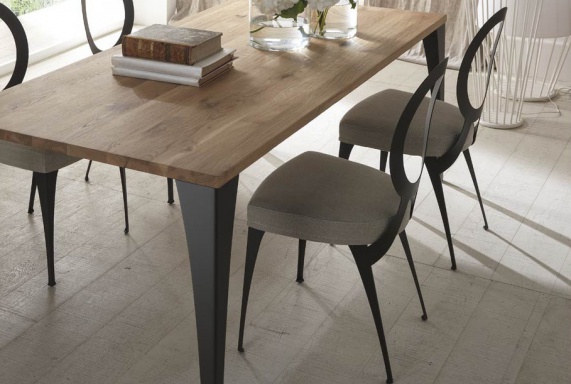 Miss uncovered chair backrest