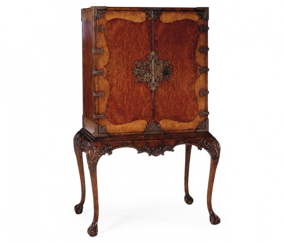 Secretaire walnut Queen Anne, Jonathan Charles