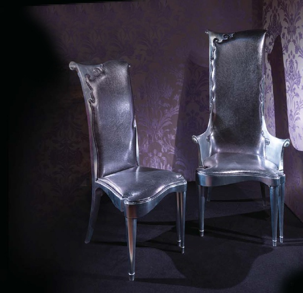 Chair with high back, Ezio Bellotti