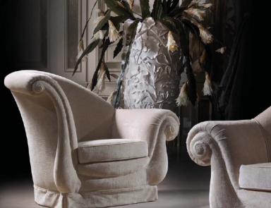 Armchair in fabric, Ezio Bellotti