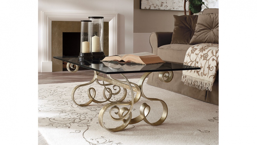 Coffee table on a metal frame Miro, Cantori