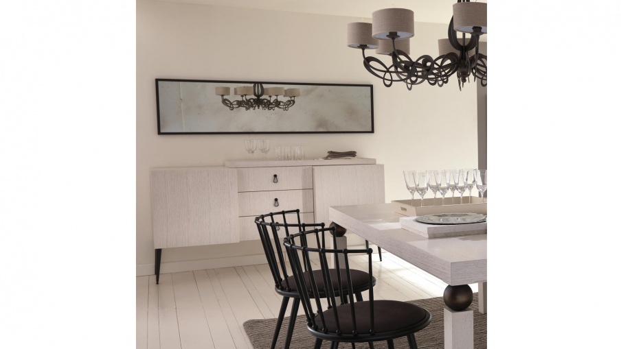 Aria mirror with metal frame Cantori