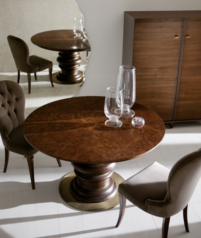 Dining round table: Edgar, Angelo Cappellini