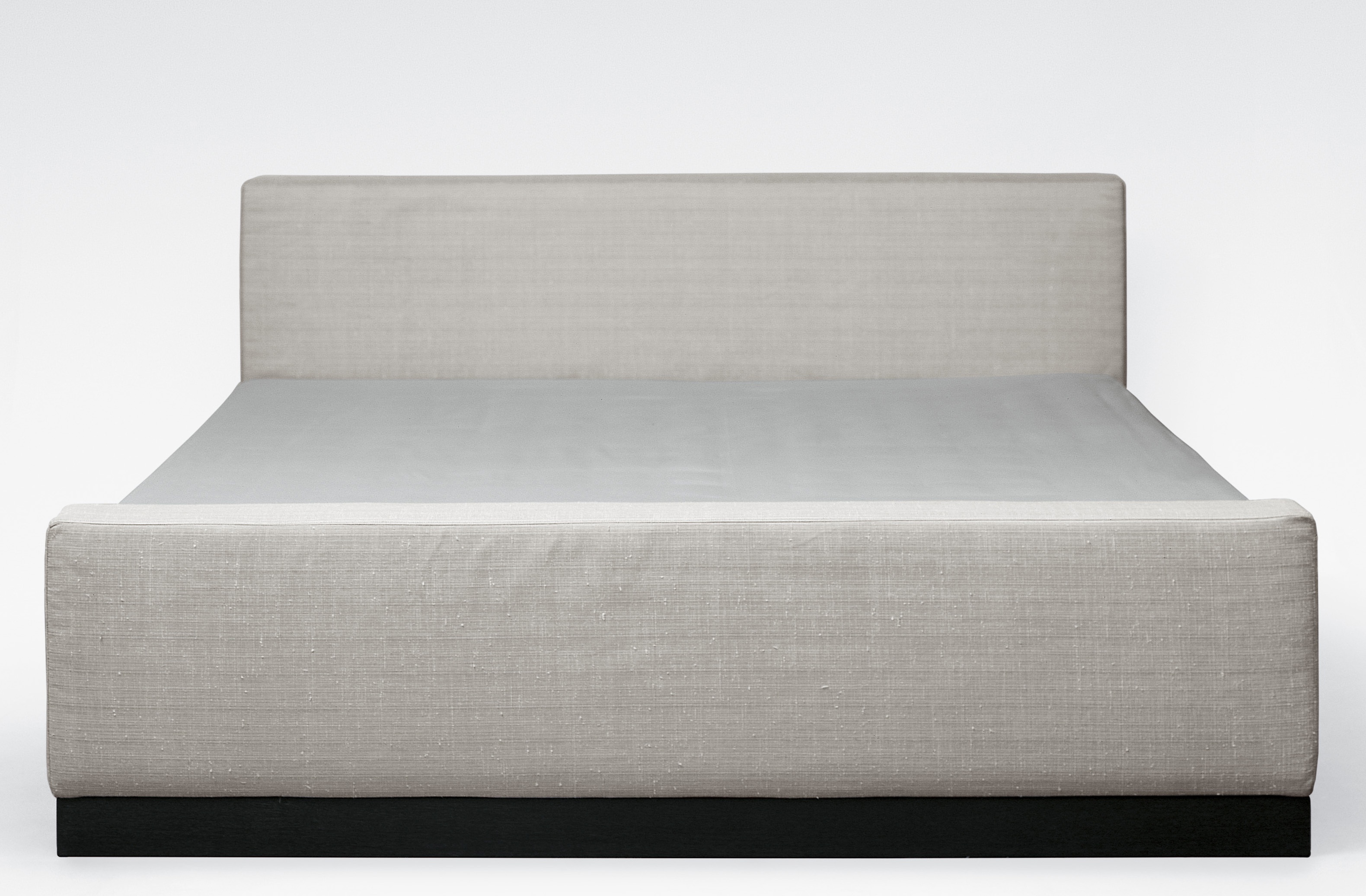 Milano double bed with low headboard and footboard, Armani Casa