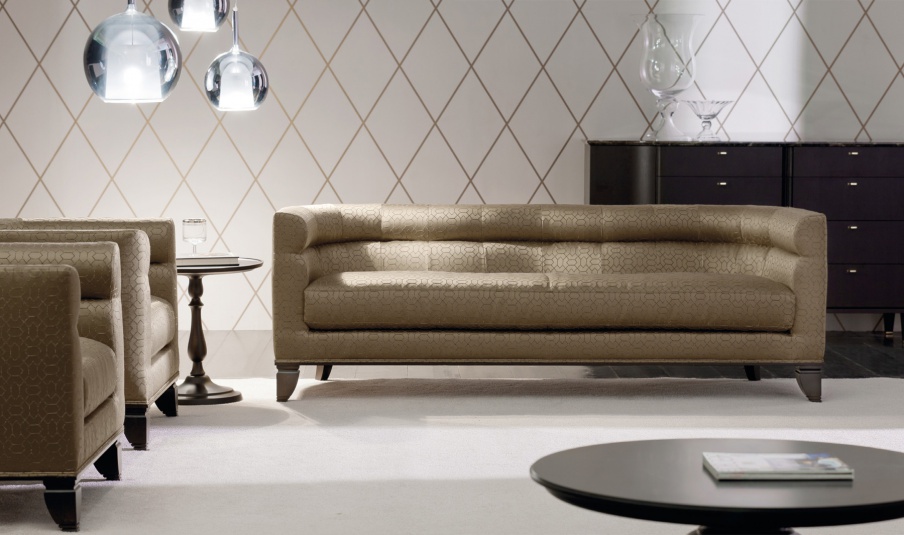 Sofa with high armrests Classic Valentino, Angelo Cappellini