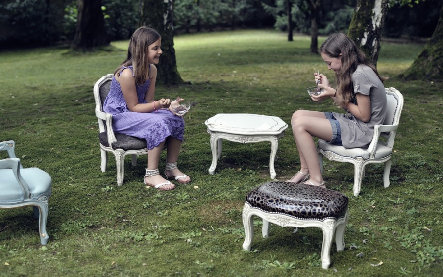 Children's stool on low legs, Annibale Colombo