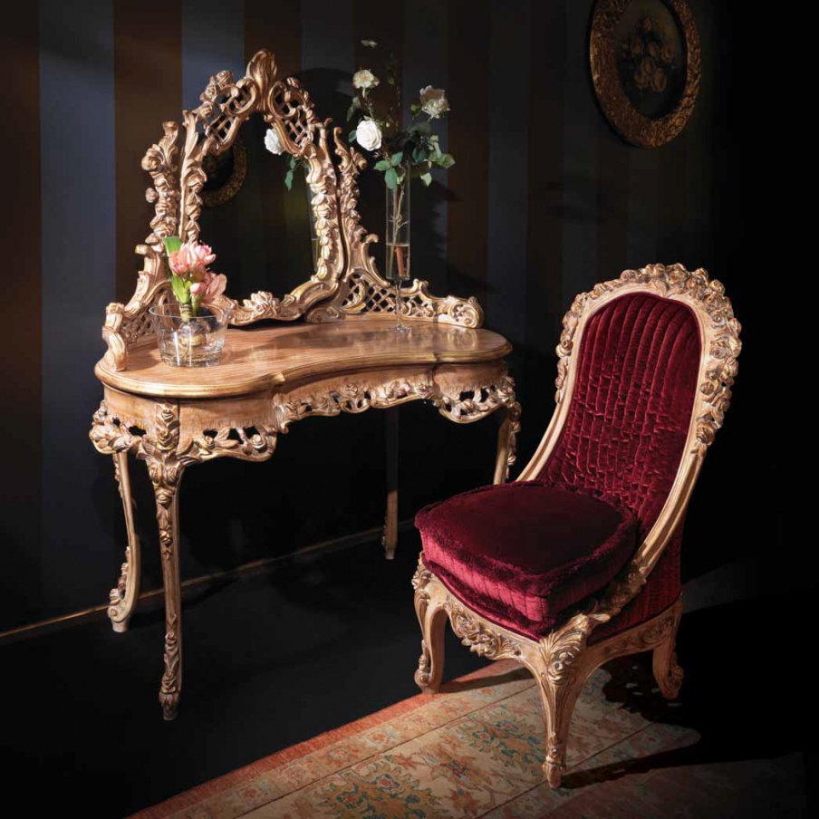 Dressing table with mirror, Ezio Bellotti