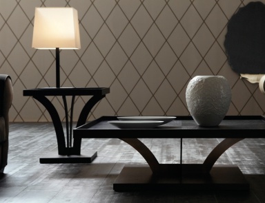 Coffee table on a frame of metal Ruslan, Angelo Cappellini