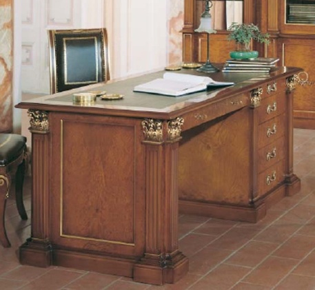 Desk on a frame of solid wood Dukale, Caspani Tino