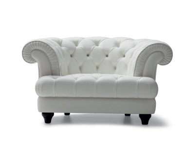 A chair with a semicircular back Lisette, Angelo Cappellini