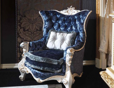 Armchair in fabric, Ezio Bellotti