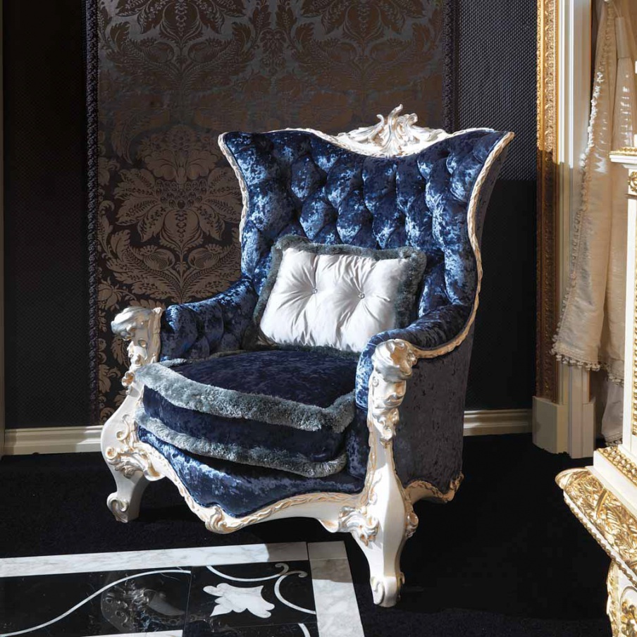 Armchair in fabric, Ezio Bellotti