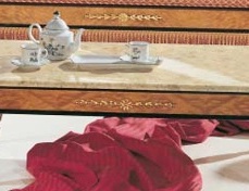 A coffee table on a frame of solid wood Kyoto, Caspani Tino