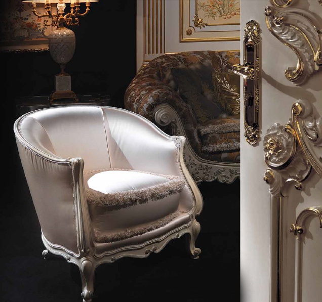 Armchair in fabric, Ezio Bellotti