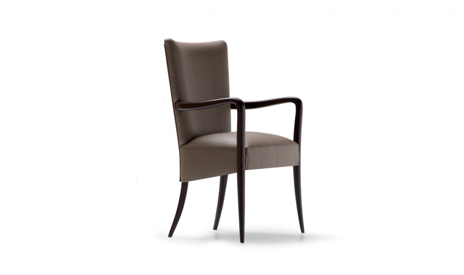 Chair with high back Opera Contemporary of Angelo Cappellini