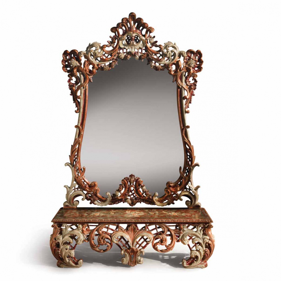 Console with marble top, Ezio Bellotti