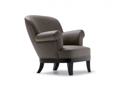 Chair with rounded armrests Opera Contemporary of Angelo Cappellini