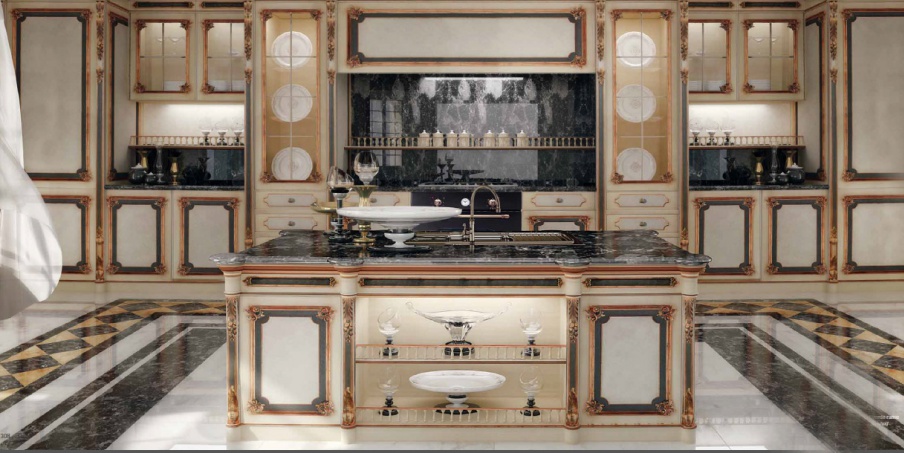 Kitchen made of natural wood, Ezio Bellotti