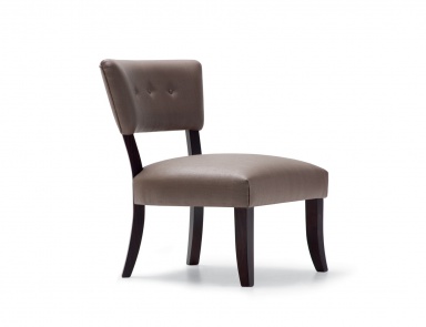 Armchair with leather upholstered Opera Contemporary of Angelo Cappellini