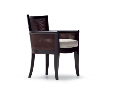 Armchair with removable seat cushion Opera Contemporary of Angelo Cappellini
