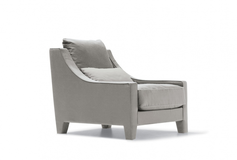 Armchair with low armrests Rosalie, Angelo Cappellini