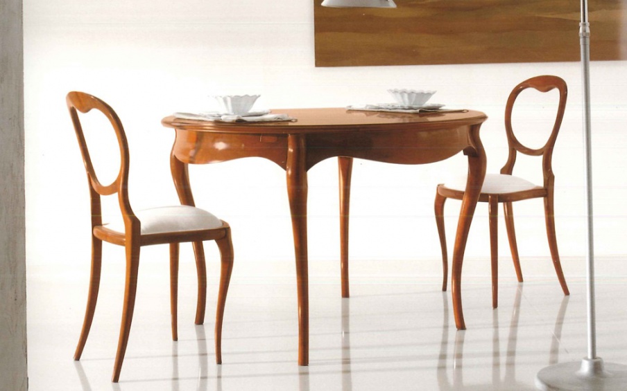 Chair with wooden backrest, Annibale Colombo