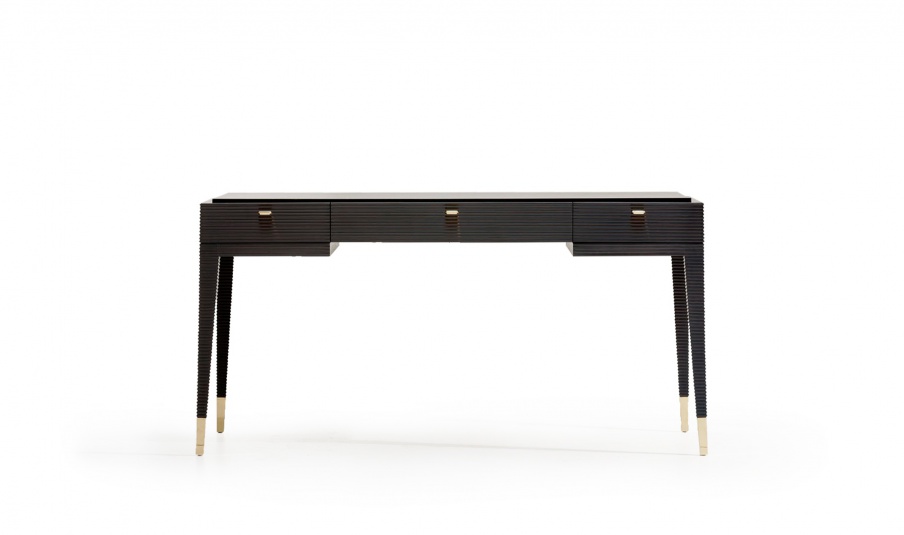 Desk with fluted body, Dimitri, Angelo Cappellini