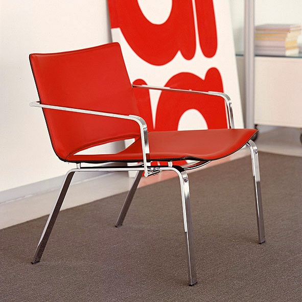 The seat on the frame of steel Alberta, Cattelan italia