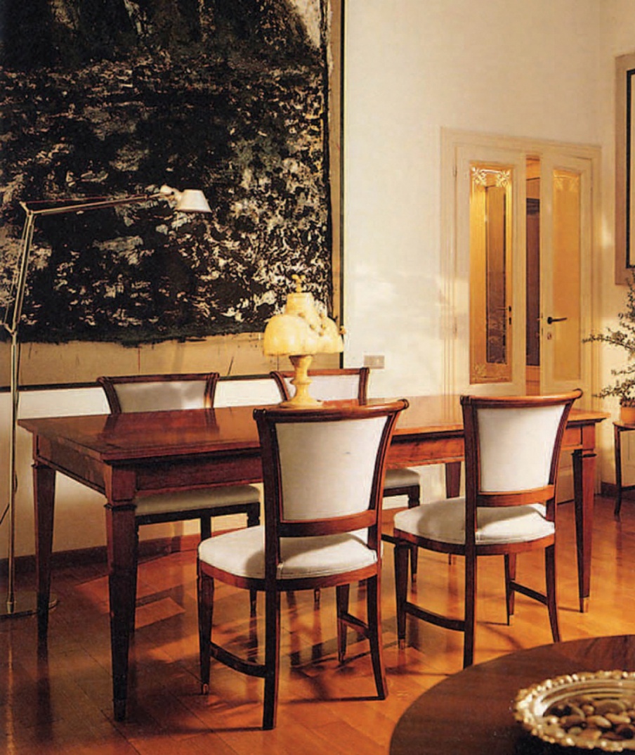 Table frame made of solid cherry, Annibale Colombo Luxury furniture MR