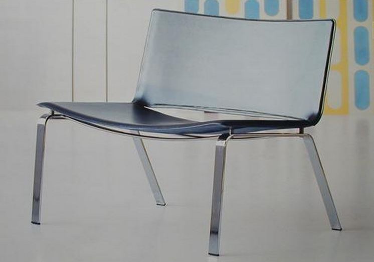 Armchair on a steel frame Albertona, Cattelan Italia