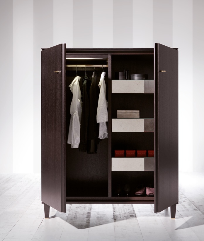 Wardrobe with oak hull from Desire, Angelo Cappellini