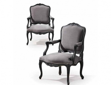 Chair with carved frame Mediterraneo, Angelo Cappellini