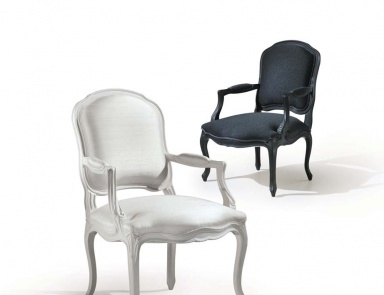 Armchair with a curved backrest Mediterraneo, Angelo Cappellini