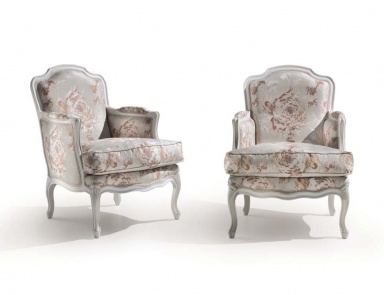 Armchair with removable seat cushion, Mediterraneo, Angelo Cappellini