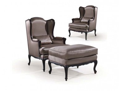 Chair with Ottoman Mediterraneo, Angelo Cappellini