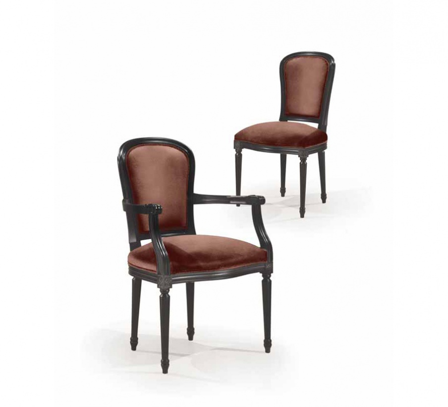 Chair with upholstery Mediterraneo, Angelo Cappellini