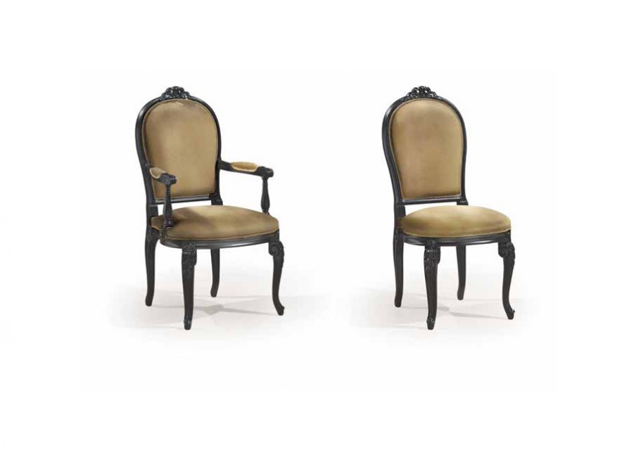 Chair with high back Mediterraneo, Angelo Cappellini