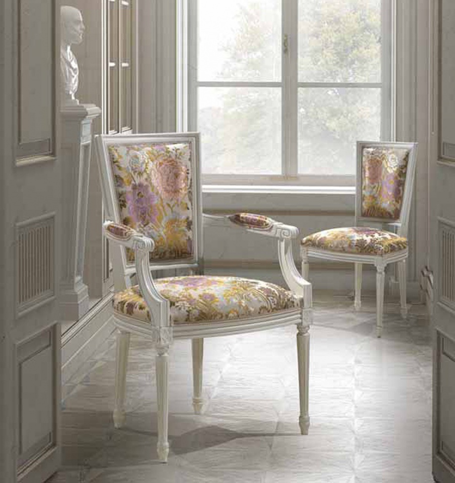 The straight-backed chair Mediterraneo, Angelo Cappellini