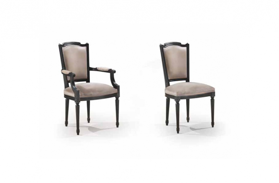 Chair with soft upholstery Mediterraneo, Angelo Cappellini